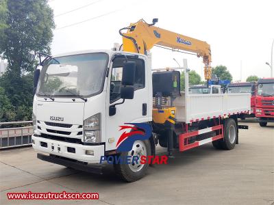 Philippine Isuzu ELF 4 ton lorry crane truck