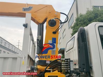 Philippine Isuzu ELF 4 ton lorry crane truck
