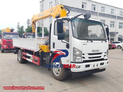 Philippine Isuzu ELF 4 ton lorry crane truck