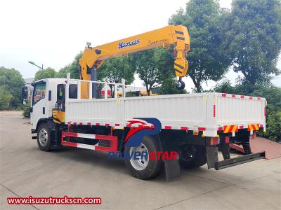 Philippine Isuzu ELF 4 ton lorry crane truck