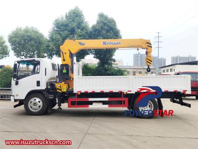 Philippine Isuzu ELF 4 ton lorry crane truck