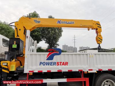 Philippine Isuzu ELF 4 ton lorry crane truck