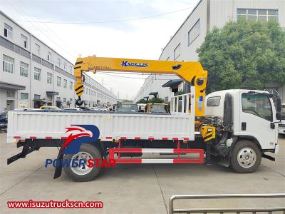 Philippine Isuzu ELF 4 ton lorry crane truck