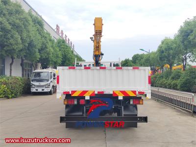 Philippine Isuzu ELF 4 ton lorry crane truck
