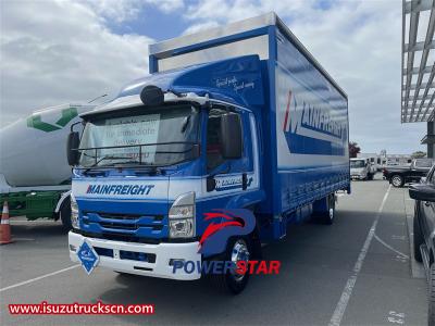 Isuzu dry freight transport truck