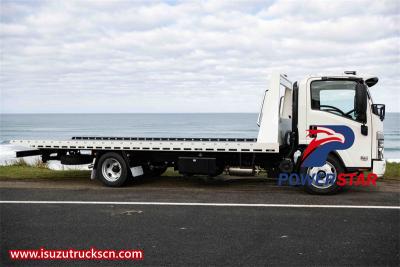 Philippine Isuzu NPR road rescue flatbed tow truck