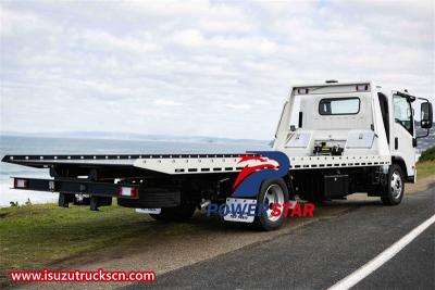 Philippine Isuzu NPR road rescue flatbed tow truck