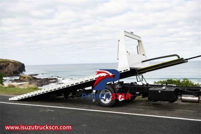 Philippine Isuzu NPR road rescue flatbed tow truck