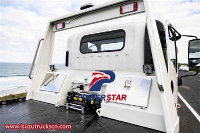 Philippine Isuzu NPR road rescue flatbed tow truck