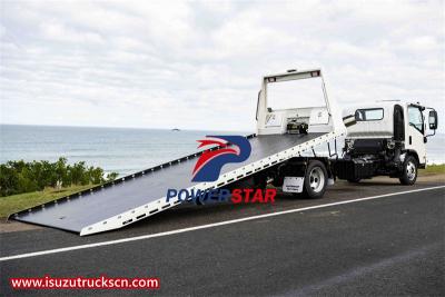 Philippine Isuzu NPR road rescue flatbed tow truck