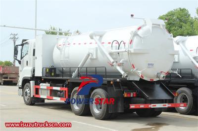 Philippine Isuzu GIGA 6x4 sewer vacuum truck