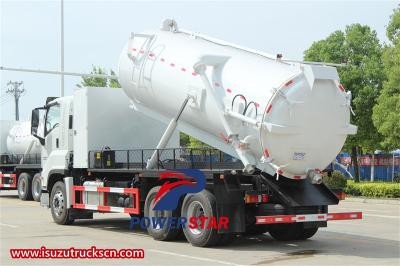 Philippine Isuzu GIGA 6x4 sewer vacuum truck