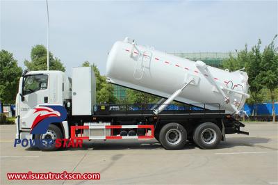 Philippine Isuzu GIGA 6x4 sewer vacuum truck