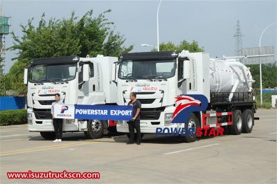 Philippine Isuzu GIGA 6x4 sewer vacuum truck