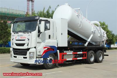 Philippine Isuzu GIGA 6x4 sewer vacuum truck