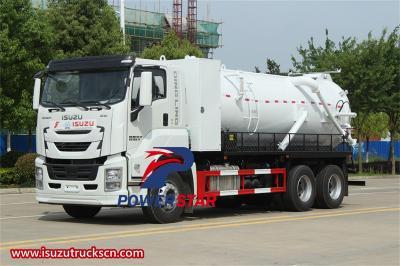 Philippine Isuzu GIGA 6x4 sewer vacuum truck