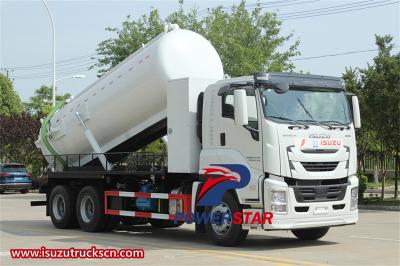 Philippine Isuzu GIGA 6x4 sewer vacuum truck
