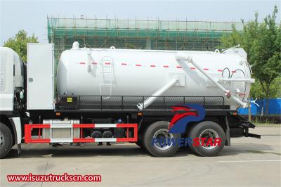 Philippine Isuzu GIGA 6x4 sewer vacuum truck