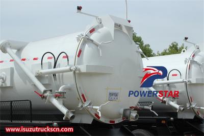 Philippine Isuzu GIGA 6x4 sewer vacuum truck