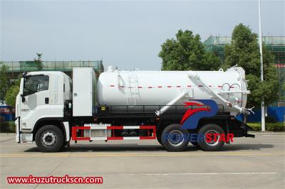 Philippine Isuzu GIGA 6x4 sewer vacuum truck