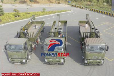 Isuzu VC46 GIGA truck with palfinger SPS25000 crane