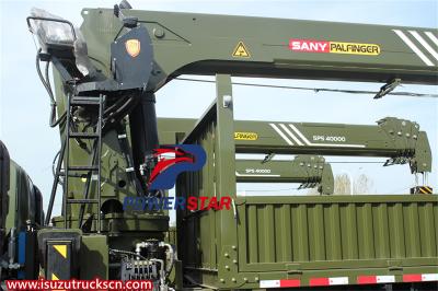Isuzu VC46 GIGA truck with palfinger SPS25000 crane