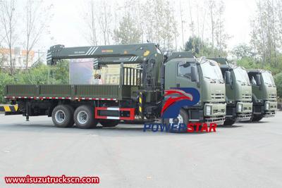 Isuzu VC46 GIGA truck with palfinger SPS25000 crane
