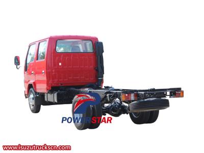 Isuzu ELF 100P double cabin light truck chassis
