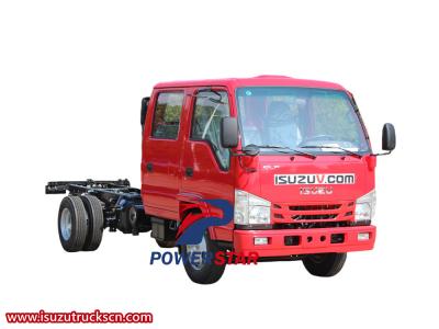 Isuzu ELF 100P double cabin light truck chassis