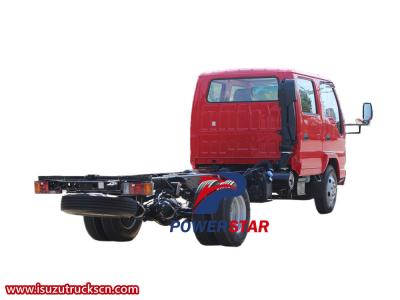 Isuzu ELF 100P double cabin light truck chassis