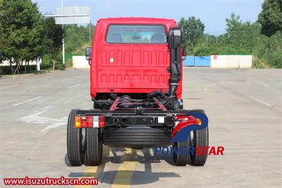 Isuzu ELF 100P double cabin light truck chassis