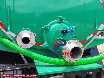 Isuzu GIGA 4x2 15000L sludge suction truck