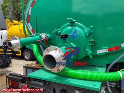 Isuzu GIGA 4x2 15000L sludge suction truck