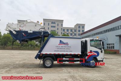 Isuzu ELF/NPR 700P rear loader compactor truck
