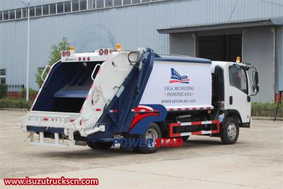 Isuzu ELF/NPR 700P rear loader compactor truck