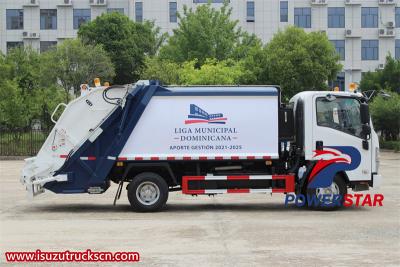 Isuzu ELF/NPR 700P rear loader compactor truck