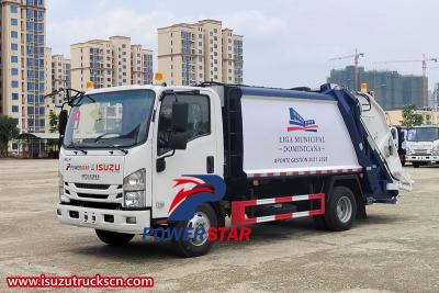 Isuzu ELF/NPR 700P rear loader compactor truck