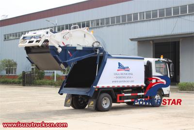 Isuzu ELF/NPR 700P rear loader compactor truck