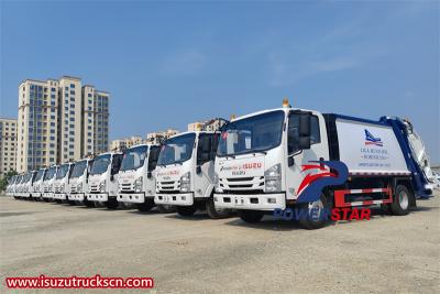 Isuzu ELF/NPR 700P rear loader compactor truck