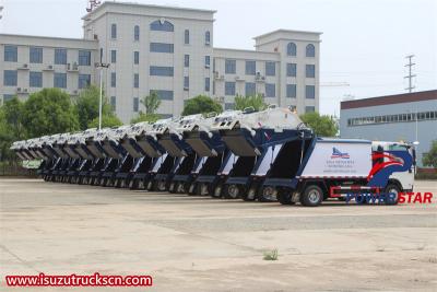 Isuzu ELF/NPR 700P rear loader compactor truck