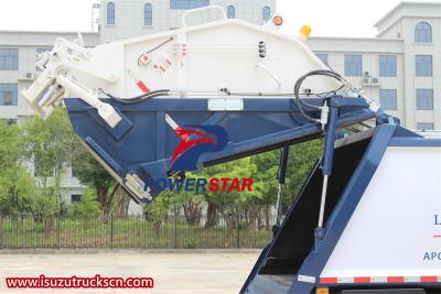 Isuzu ELF/NPR 700P rear loader compactor truck