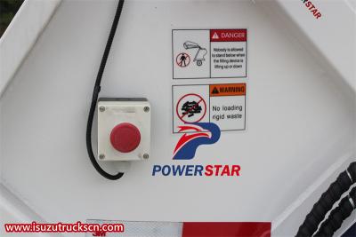 Isuzu ELF/NPR 700P rear loader compactor truck