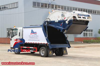 Isuzu ELF/NPR 700P rear loader compactor truck