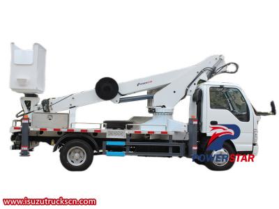 Isuzu 100P 18 meter insulated aerial platform truck