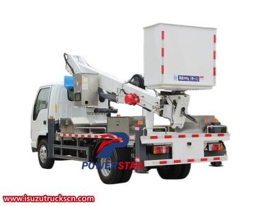 Isuzu 100P 18 meter insulated aerial platform truck