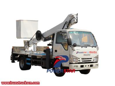Isuzu 100P 18 meter insulated aerial platform truck