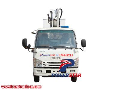 Isuzu 100P 18 meter insulated aerial platform truck