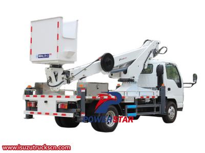 Isuzu 100P 18 meter insulated aerial platform truck
