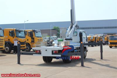 Isuzu 100P 18 meter insulated aerial platform truck