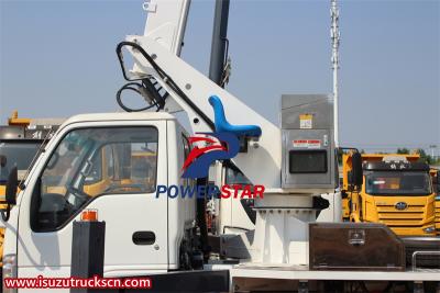 Isuzu 100P 18 meter insulated aerial platform truck
